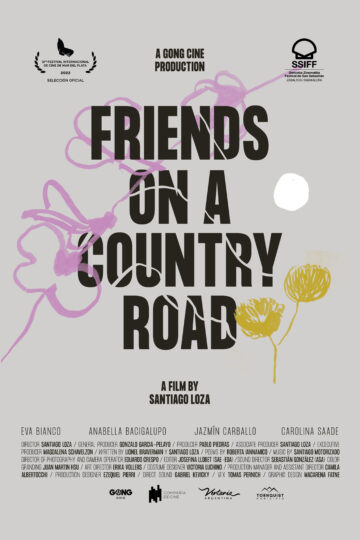 Amigas en un camino de campo - Poster 1