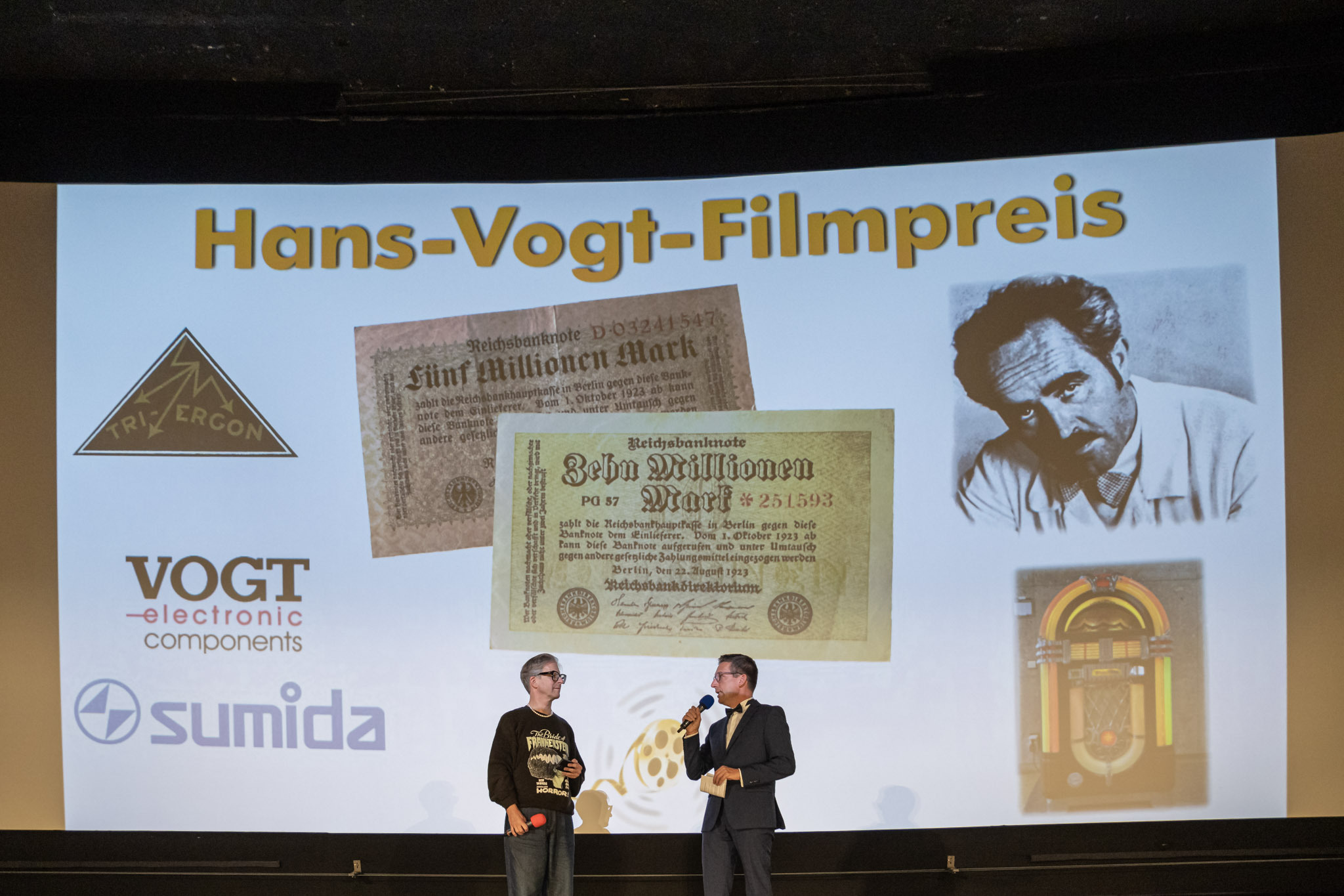 Preisverleihung Hans-Vogt-Filmpreis 2023