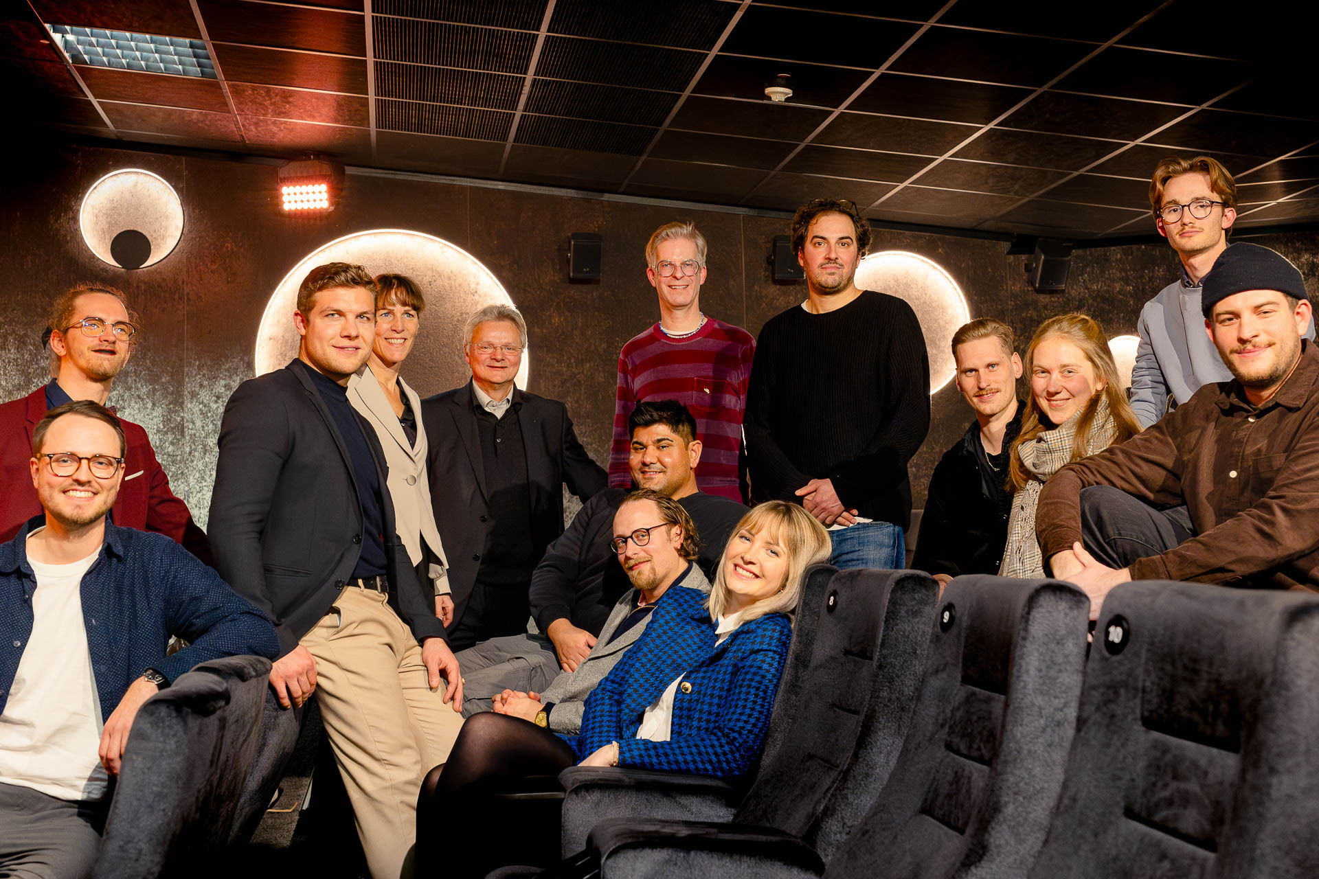 Im Central-Kino Hof: Die Teams der Top-Five des Votings für den Publikums-Kurzfilmpreis der Stadt Hof