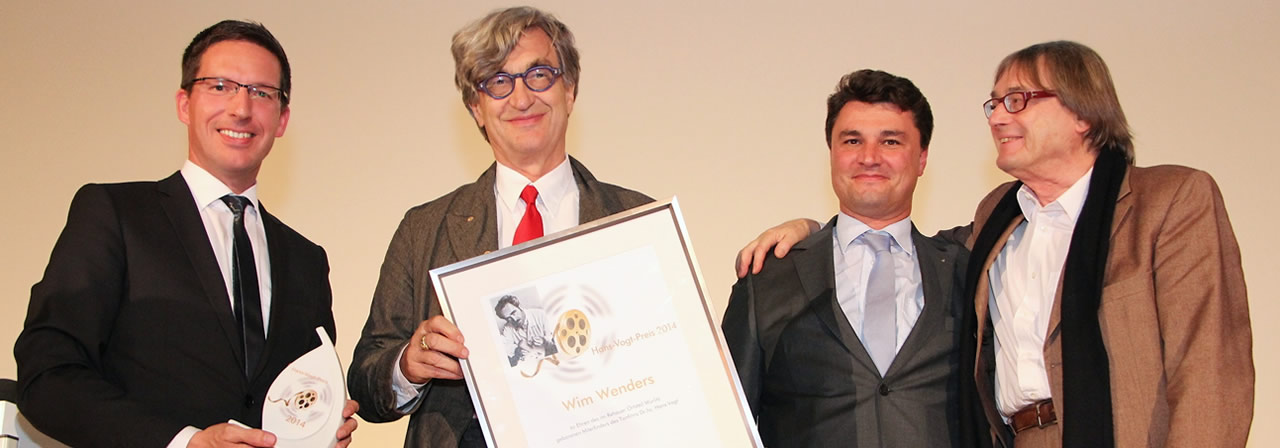 Der Hans-Vogt-Filmpreis 2014 geht an den Regisseur Wim WENDERS.