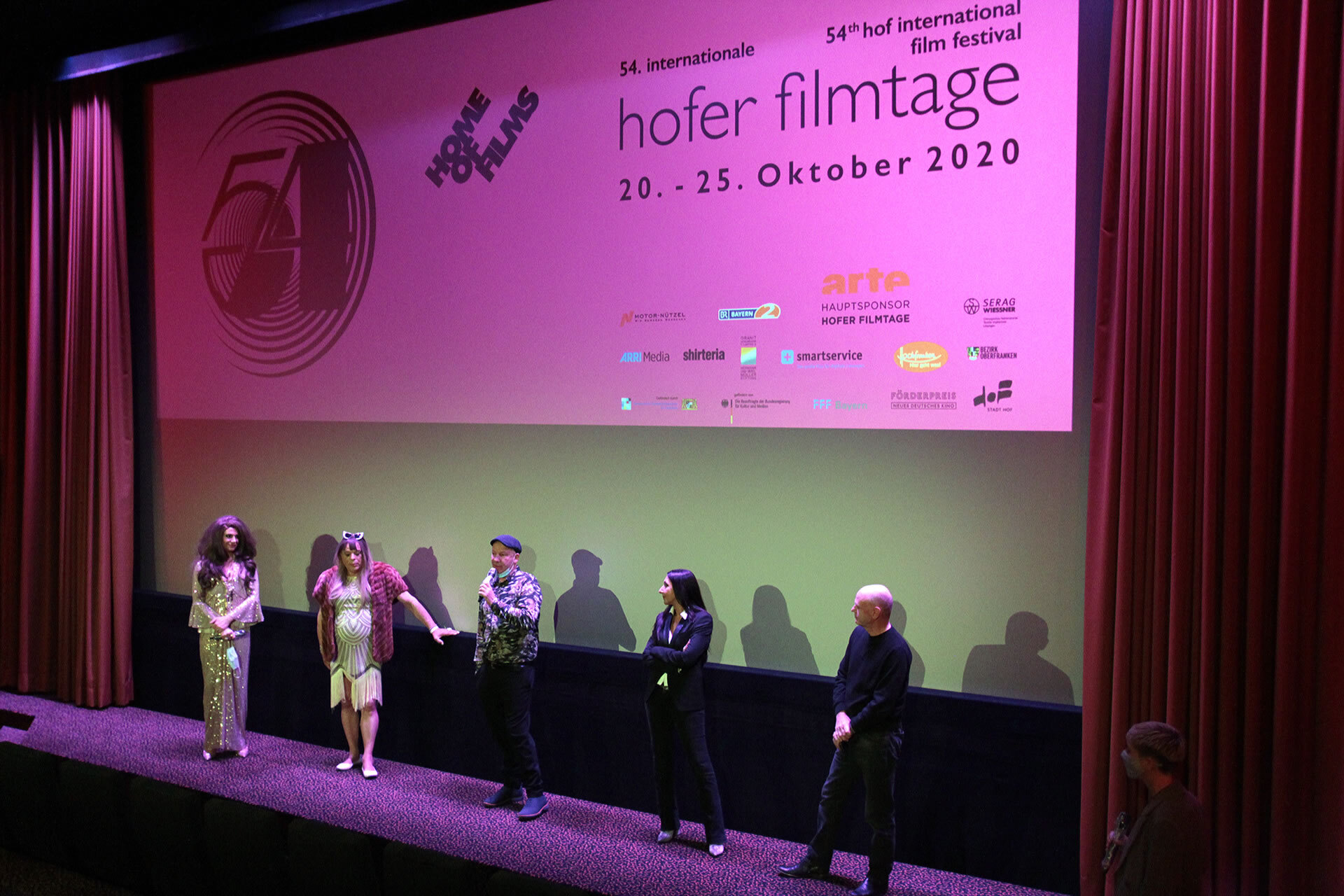 Das Team von ZEIT DER MONSTER bei den 54. Internationalen Hofer Filmtagen 2020