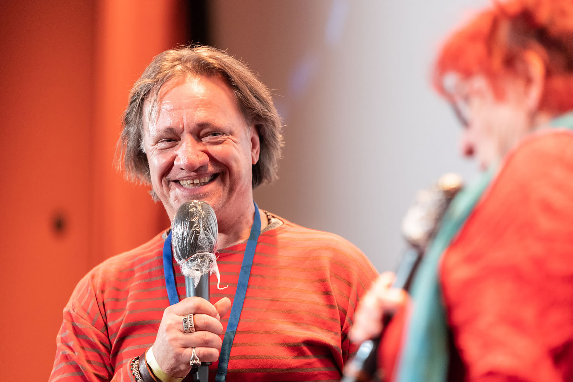 55th Hof International Film Festival 2021: Director David Klammer at the premiere of his documentary BARRICADE