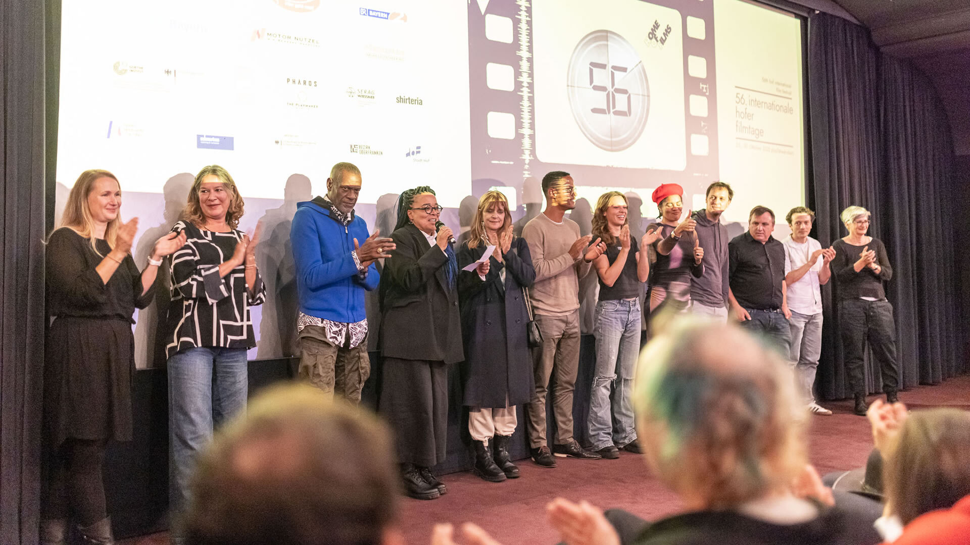 The team of HOMESHOPPERS' PARADISE at the 56th Hof International Film Festival 2022