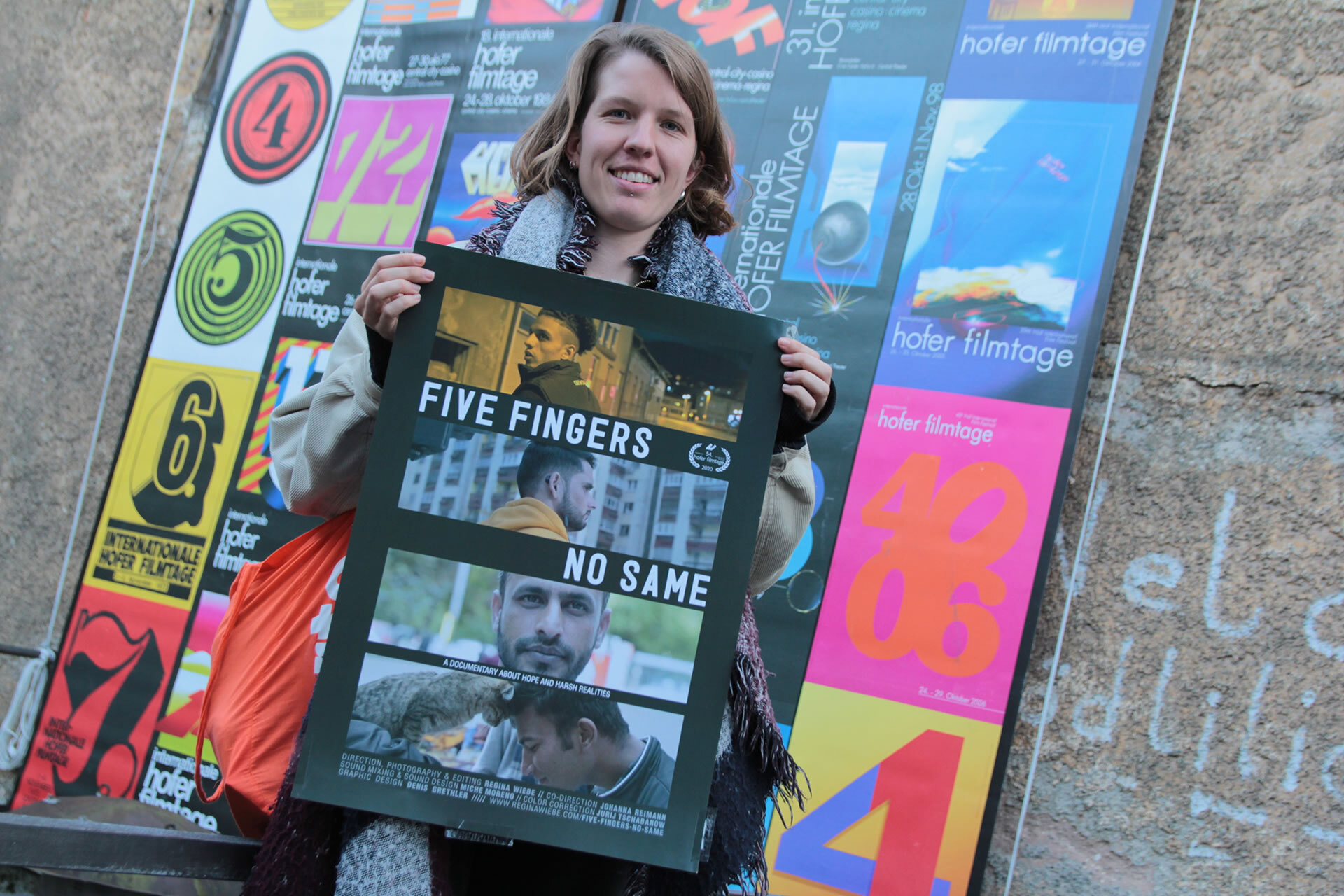 Co-director Regina Wiebe presents FIVE FINGERS NO SAME at the 54th Hof International Film Festival.
