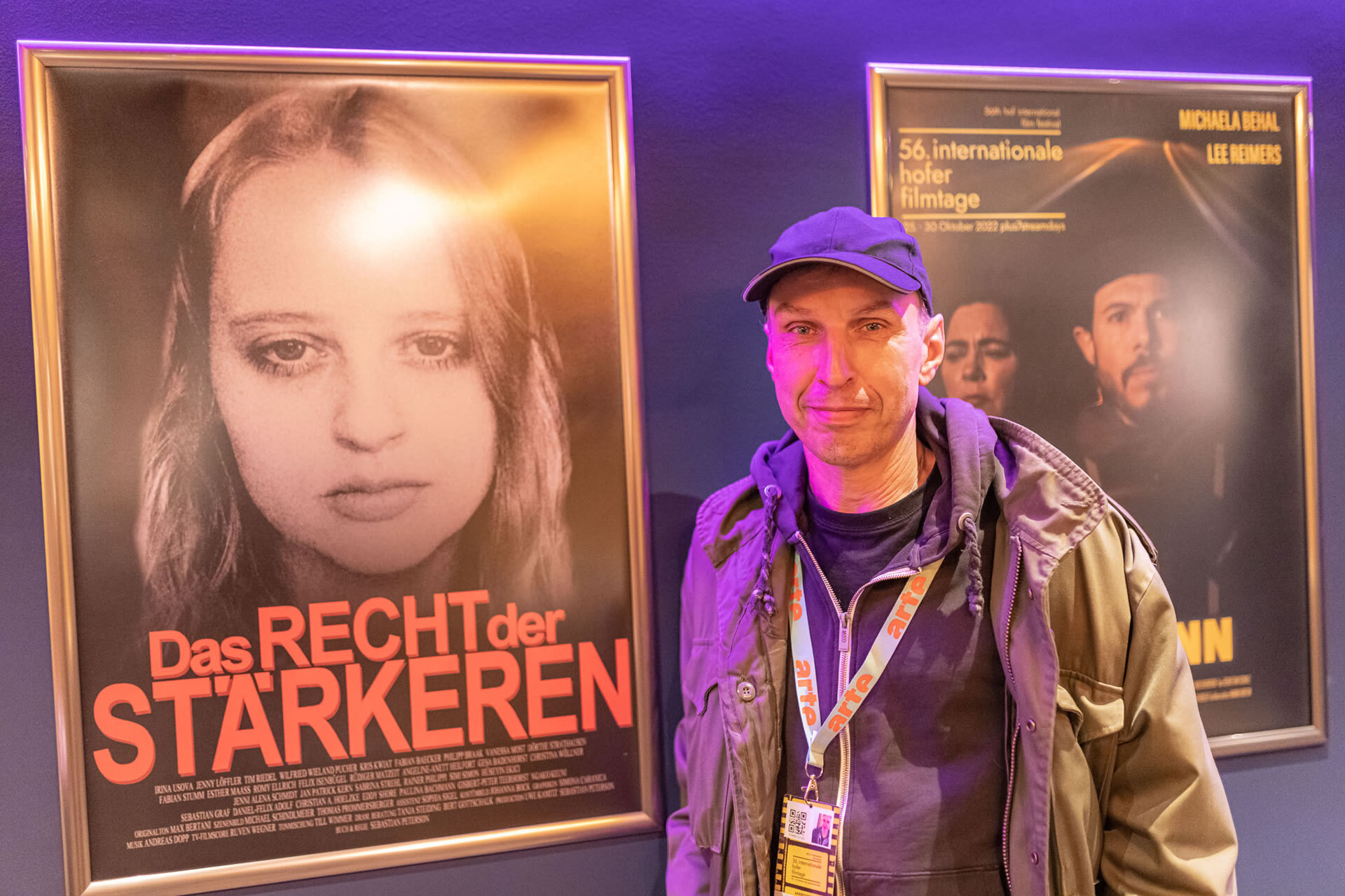 THE RIGHT OF THE STRONG: Director Sebastian Peterson at the 56th Hof International Film Festival 2022