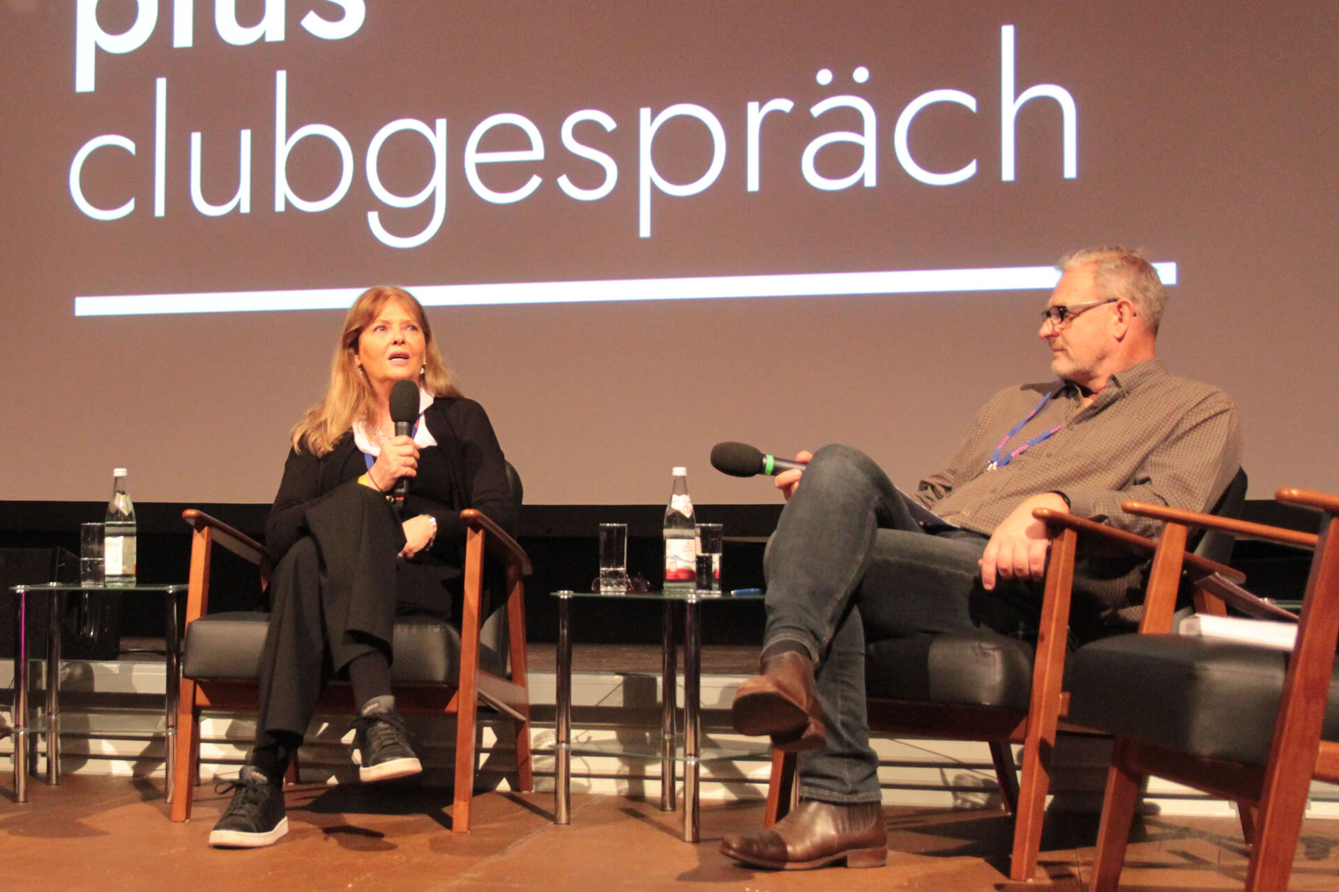 HoF 2021: Director Brigitte Drodtloff in Club talk with moderator Moritz Holfelder