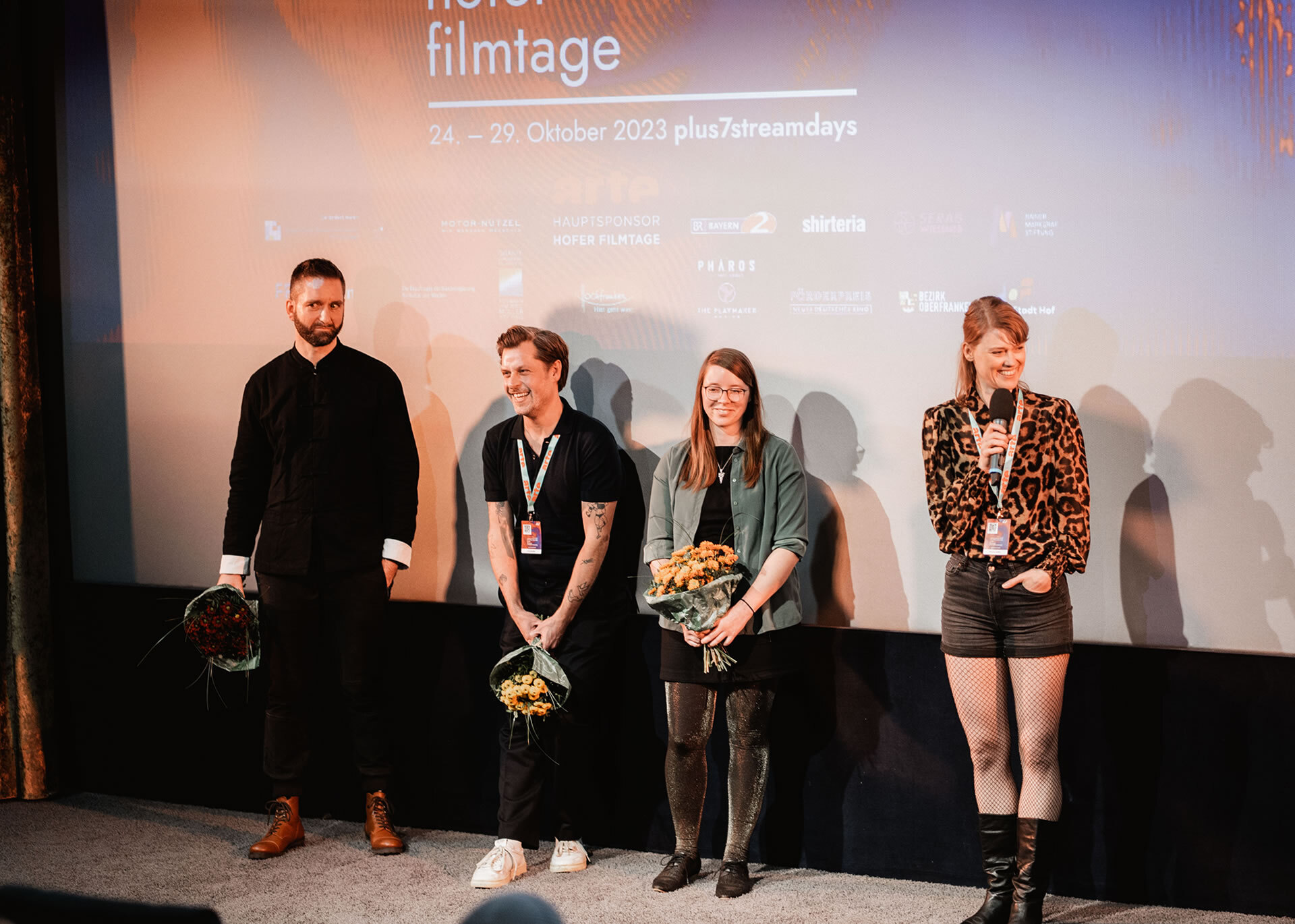 Premiere bei den 57. Internationalen Hofer Filmtagen: Das Team von HAUS DER STILLE