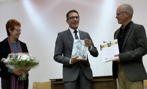 Hans-Vogt-Filmpreis 2012: Antje Starost und Hans Helmut Grotjahn