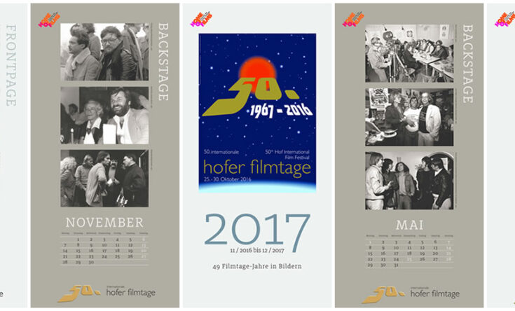 Jubiläums-Kalender 50. Hofer Filmtage