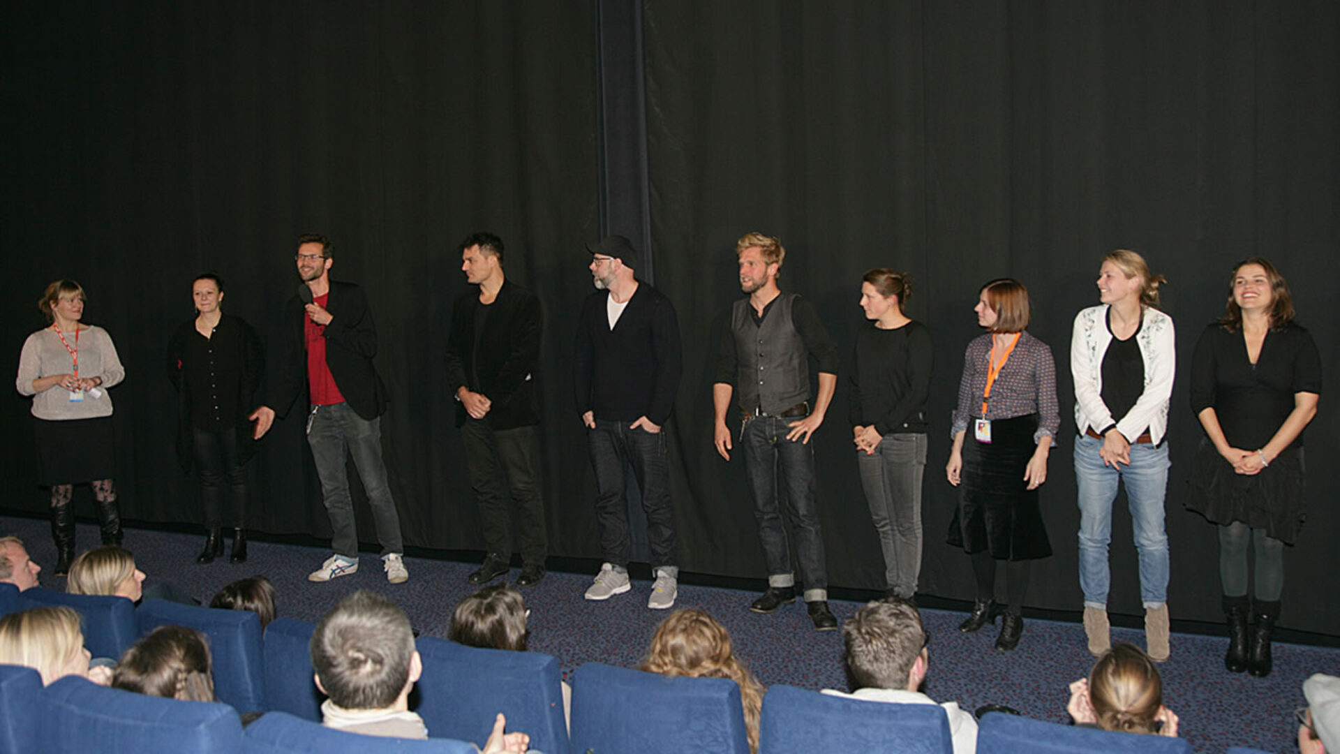The team of BESTEFREUNDE at the 48th Hof International Film Festival