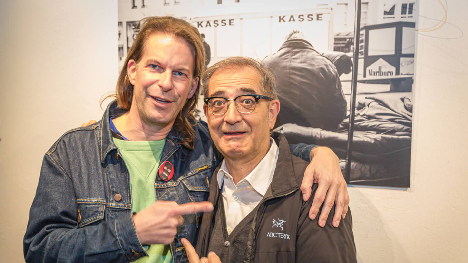 HoF 2019: Regisseur Samir mit Festivalleiter Thorsten Schaumann