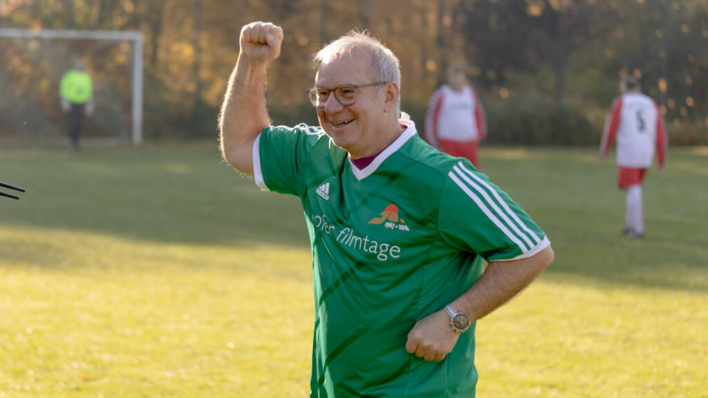 Joachim Król beim Filmtage-Fußballspiel
