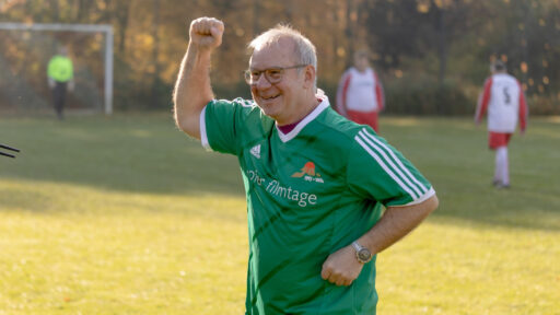 Joachim Król beim Filmtage-Fußballspiel