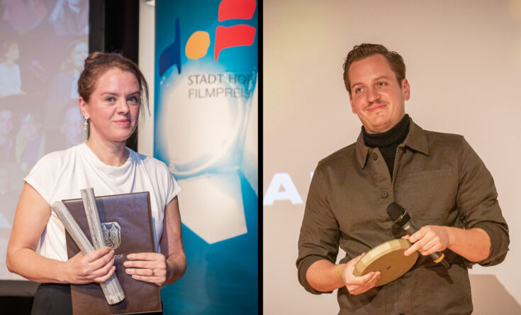 Filmpreisträger Julia von Heinz und Peter Meister