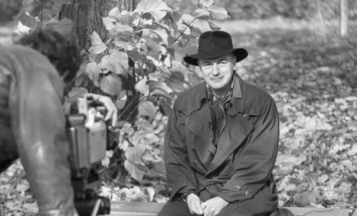 HoF 1987: Regisseur Percy Adlon bei den 21. Internationalen Hofer Filmtagen