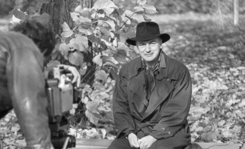 HoF 1987: Regisseur Percy Adlon bei den 21. Internationalen Hofer Filmtagen