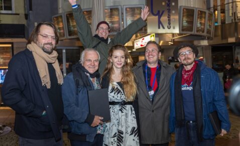 Opening of the 55th Hof IFF: The team of Peter Meister's THE BLACK SQUARE